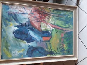 Obraz olej na plátnezah